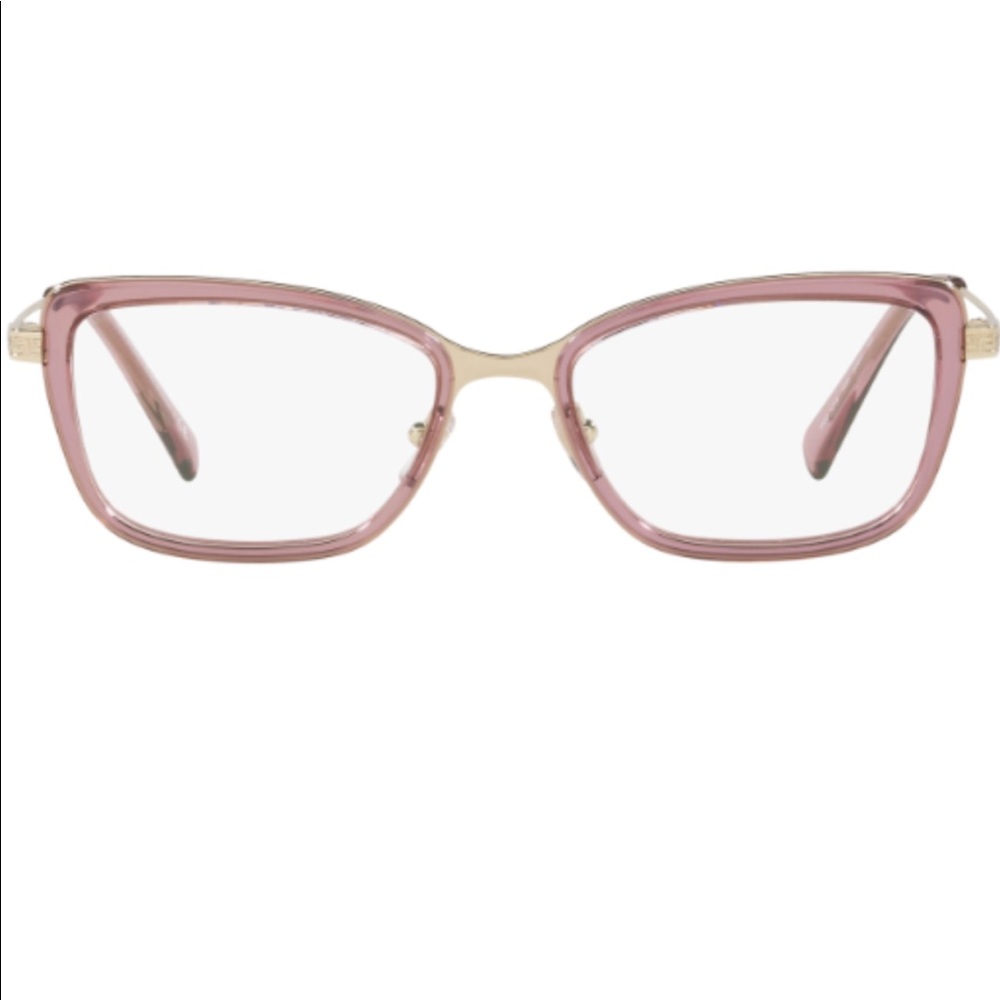 Versace women’s frame-Pale Gold / Violet Transp